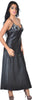 Women's Silky Strappy Back Nightgown And Long Robe Set #60563049/X