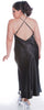 Women's Plus Size Bridal Silky Strappy Nightgown With Embroidery #6056X