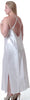 Women's Silky Strappy Back Nightgown And Long Robe Set #60563049/X