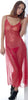 Women's Sequined Mesh Nightgown G-string And Short Jacket 3 Pcs Set#60613065/X