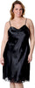 Women's Plus Size Silky Ballet Nightgown With Lace #6062X