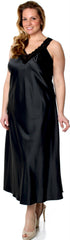 Women's Plus Size Blush Back Satin Nightgown #6068X