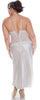 Women's Plus Size Silky Nightgown With Venice Lace #6074X