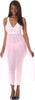 Women's Super Plus Size Chiffon Nightgown With G-String Set #6075XX