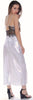 Women's Silky Nightgown With Eyelash Lace #6077