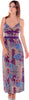 Women's Printed Microfiber Nightgown With Lace #6081