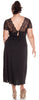 Women's Supersoft Jersey and Lace Gown #6091/X