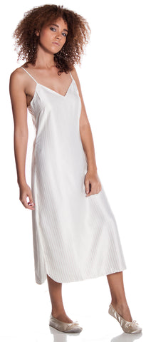 Women's Dull Satin Stripe Nightgown #6099