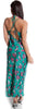 Women's Silky Printed Nightgown With Stretch Lace #6100