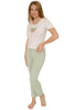 Women's Cotton Short Sleeves Pajama Set #622J