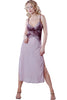 Women's GeorgetteNightgown With Lace #691F