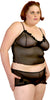 Women's Mesh Camisole Short Set #7052/x (M-3x)