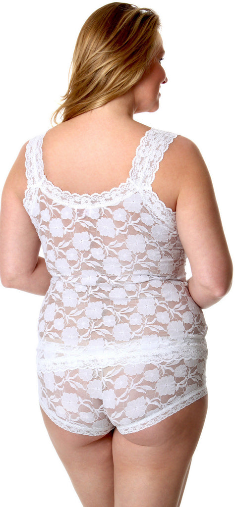 Women's Plus Size Stretch Lace Camisole Boy Short Set #7077x –  shirleymccoycouture