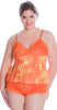 Women's Plus Size Ruffled Camisole Boy Short Set #7095x