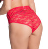 Women's Missy and Plus Stretch Lace High Rise Cheeky Thong # 8200/X