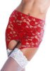 Women's Missy & Plus Size Lace Garter Skirt Set # 8203/X