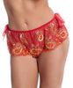 Women's Embroidery Lace Cheeky Short # 8211/X