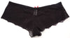 Biatta Juniors Embroidery Hot Short Panty RB10506, Black/Red, L
