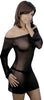 Women's Mesh Babydoll/Mini Dress with Thong #5178