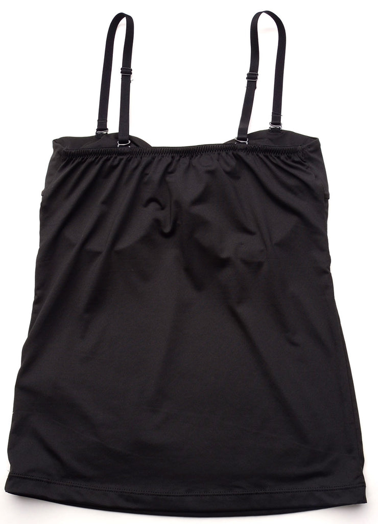 Fashion Forms Long Love Knot Bandeau Bra Top BQ698, Black, M