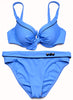 Janine Robin (Laura Beach) Push Up Underwire Bikini Set 992363, Blue, Size 32BC/M